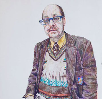 Above: Portrait of Rupert Raj for The ArQuives National Portrait Collection Artist: Maya Suess