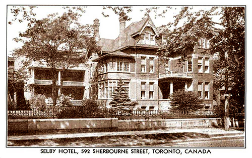 Postcard of the Selby Hotel, circa 1920