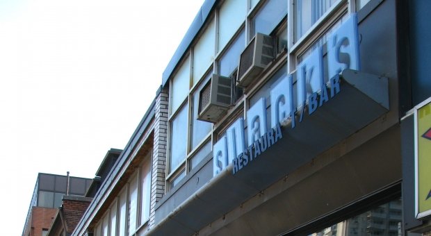 Slack’s Restaurant & Bar Sign at 562 Church Street