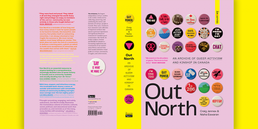 Out North, An Archive of Queer Activism and Kinship in Canada Book Cover