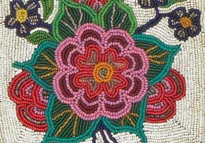flower made out of beads