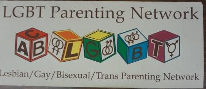 Banner of the LGBT Parenting Network from the early 2000s.