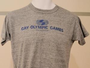 Gay olympic games t shirt