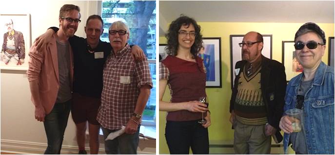 everyday freedom reception: Hudler and Raj Celebrated at Exhibit Opening