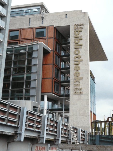 The Amsterdam Public Library, site of the conference. Credit: Don McLeod.