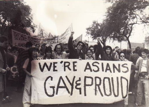 Gay Asians Toronto Marching 1979