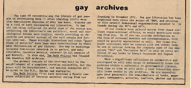 gay archives