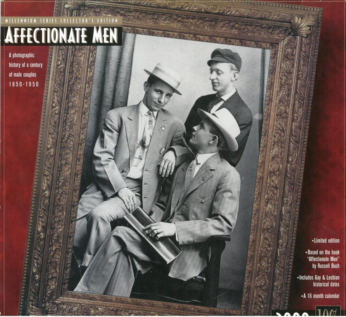 Affectionate Men: A photographic history of a century of male couples 1850-1950 – published in 2000 by 10% Productions, 6165 Santa Monica Blvd., Los Angeles, CA 90038