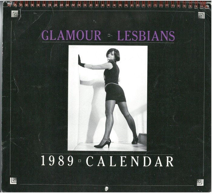 Glamour Lesbians Calendar 1989 – published by Colmar Productions, P.O. Box 2476, Decatur, GA 30031