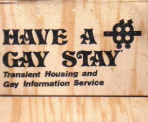 Have a Gay Stay Matchbook