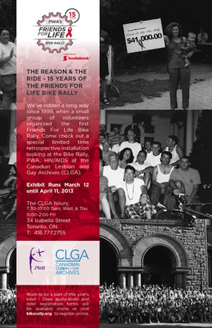 Flyer for 2013 Friends for Life Bike Rally