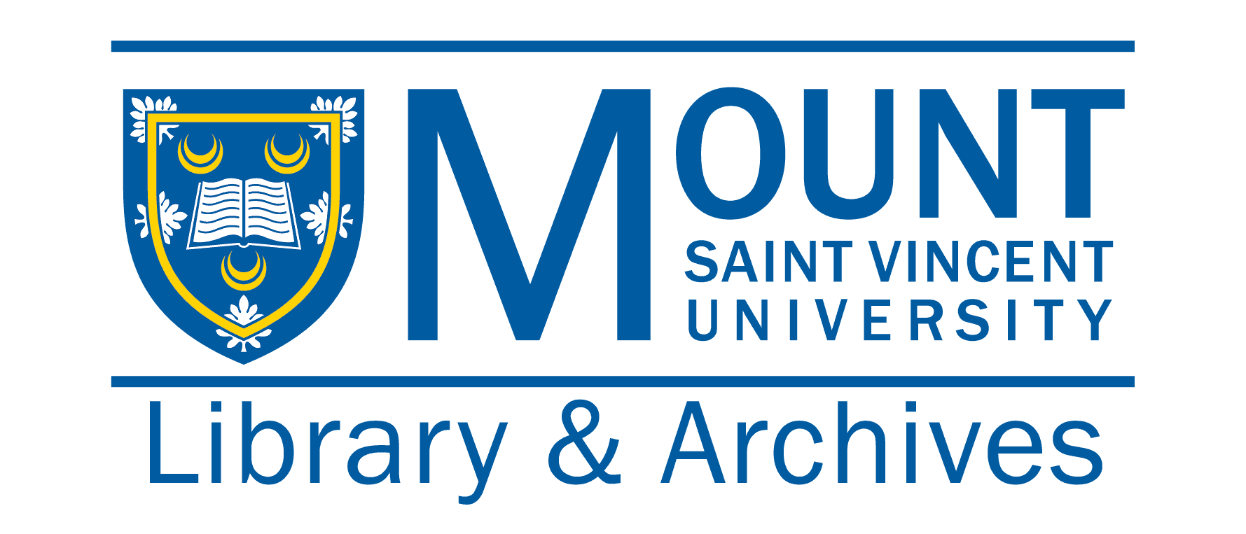 Mount Saint Vincent University Library and Archives Logo Mount Saint Vincent University Library and Archives Logo